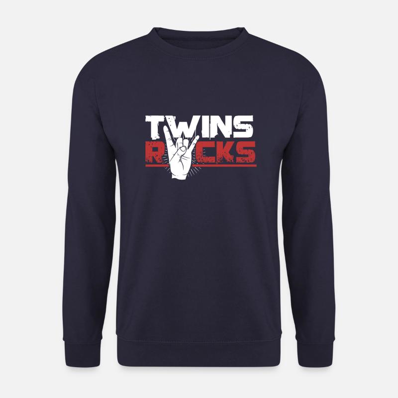 Twins Rocken Zwillinge rocken - Unisex Pullover - Navy