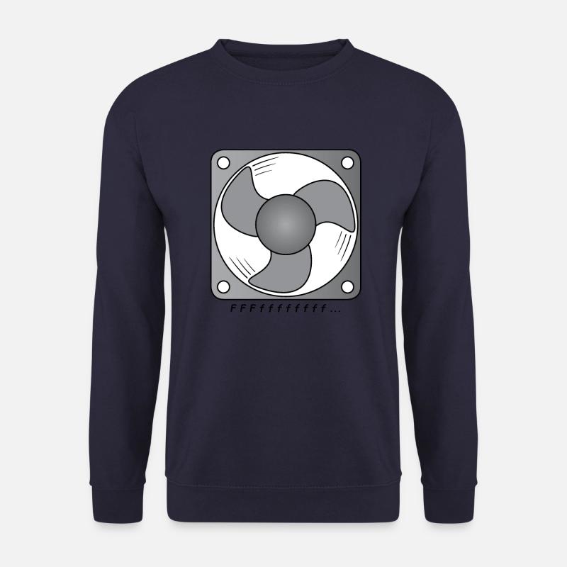 Lüfter mit Untertitel - Unisex Pullover - Navy