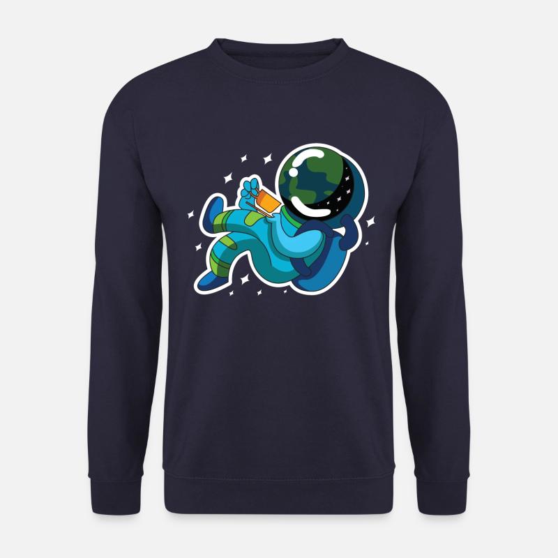 Astronaut coffee - Unisex Sweatshirt - navy