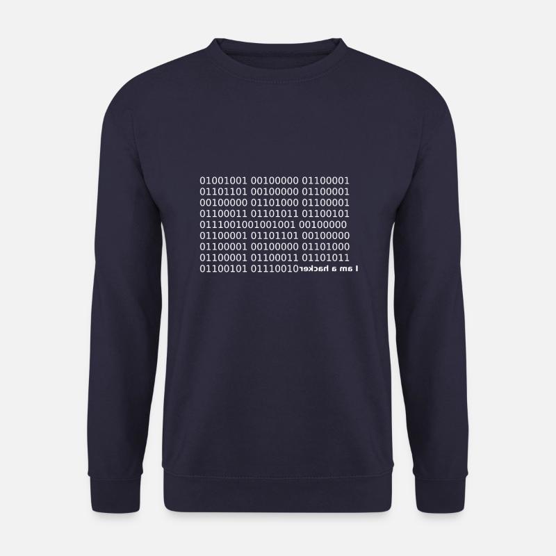 I am a hacker - Unisex Sweatshirt - navy