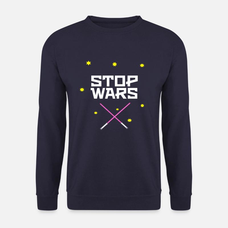 Stop Wars Gift Idea - Unisex Sweatshirt - navy