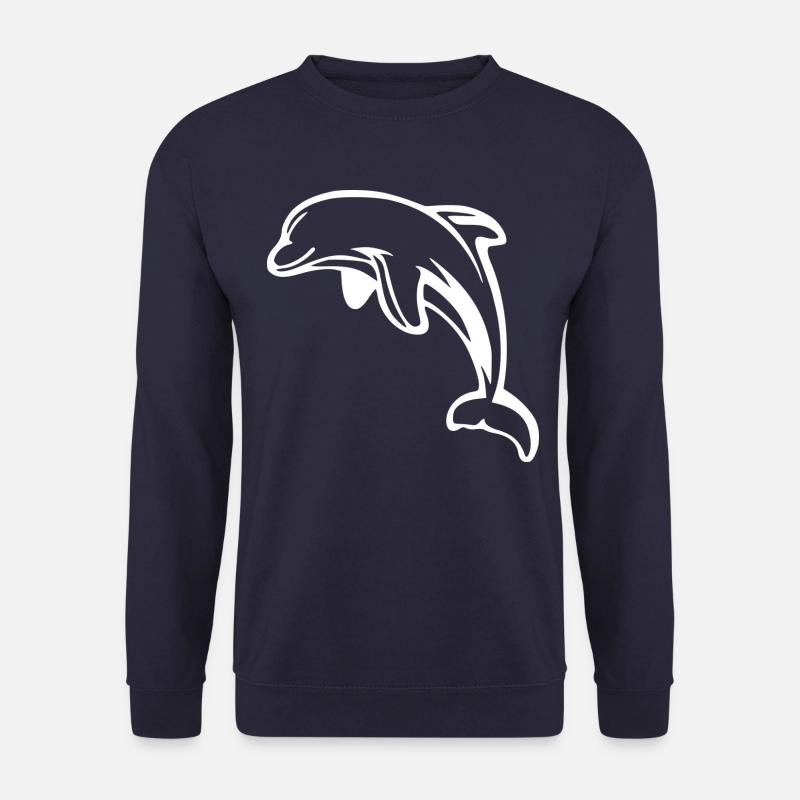Kleiner Delphin - Unisex Pullover - Navy