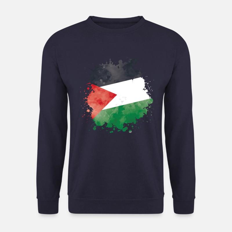 palestina flagge palästina klecks - Unisex Pullover - Navy