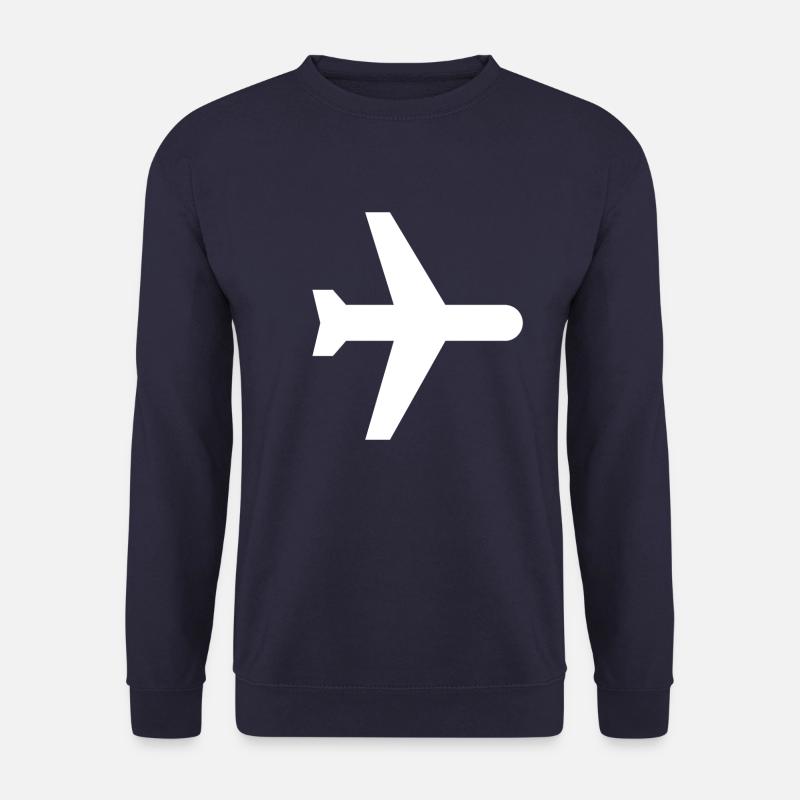 Airplan White - Unisex Sweatshirt - navy