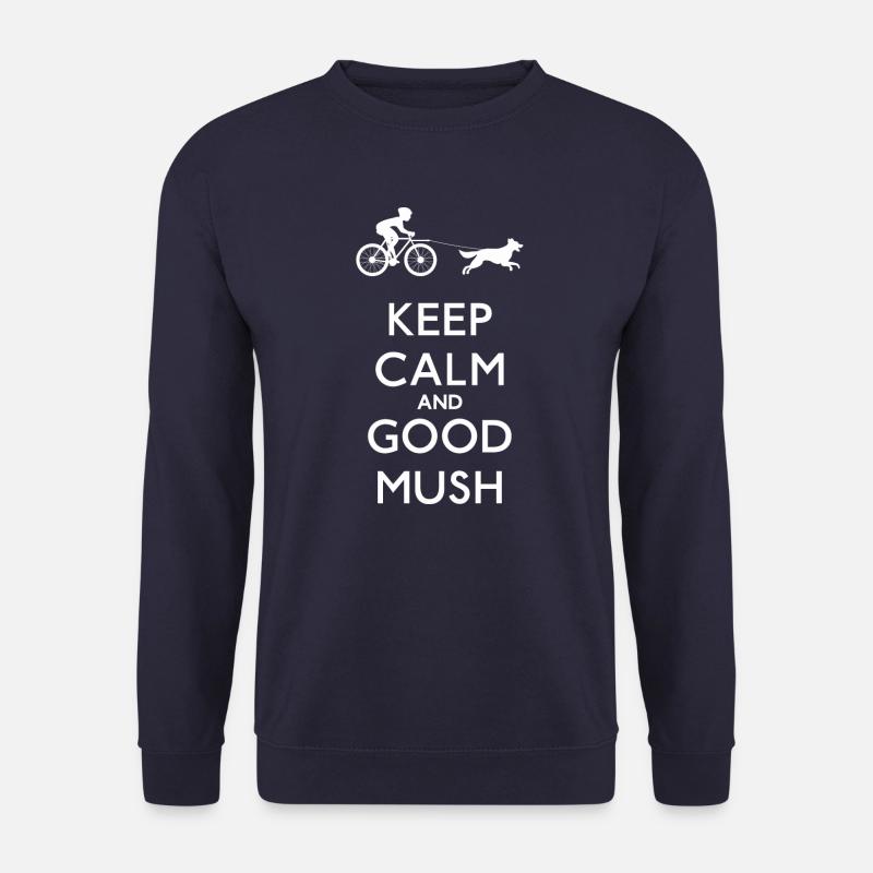 Keep Calm and Good Mush - Unisex Pullover - Navy