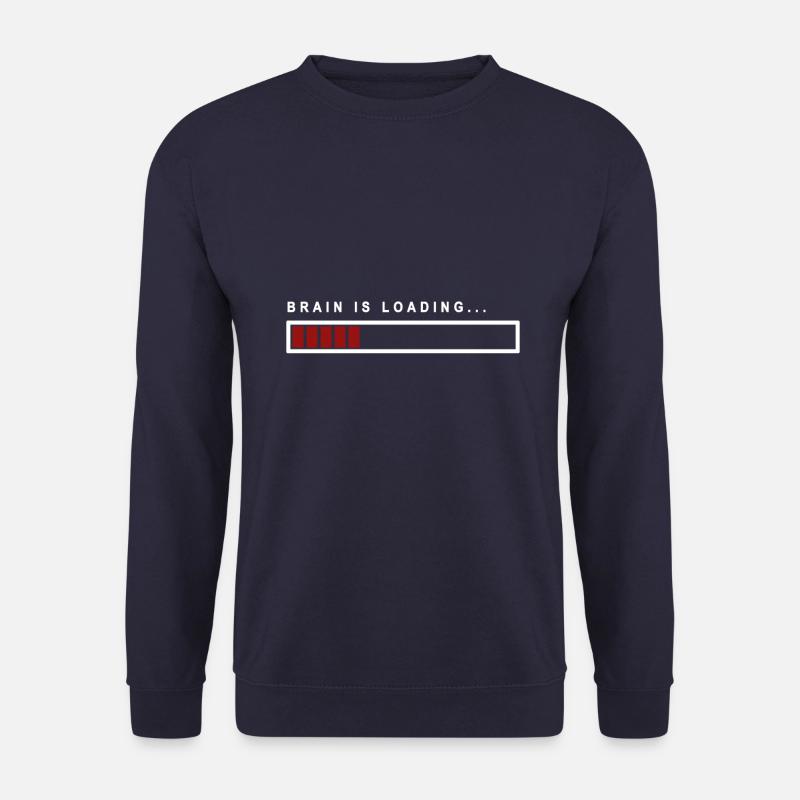 Brain is Loading... - Geschenkidee - Unisex Pullover - Navy