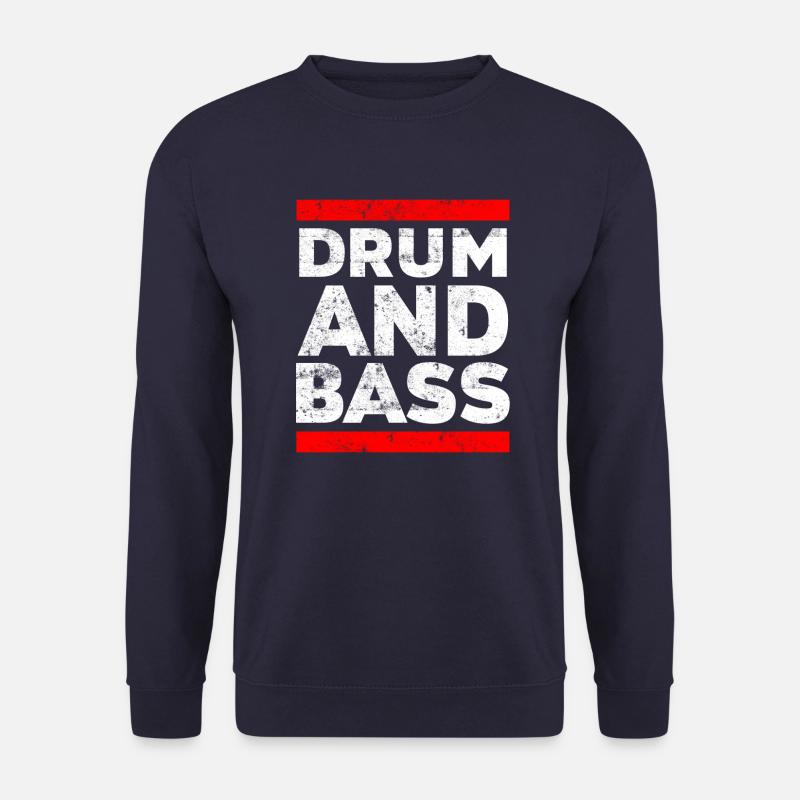 Drum n Bass party music - Unisex Pullover - Navy