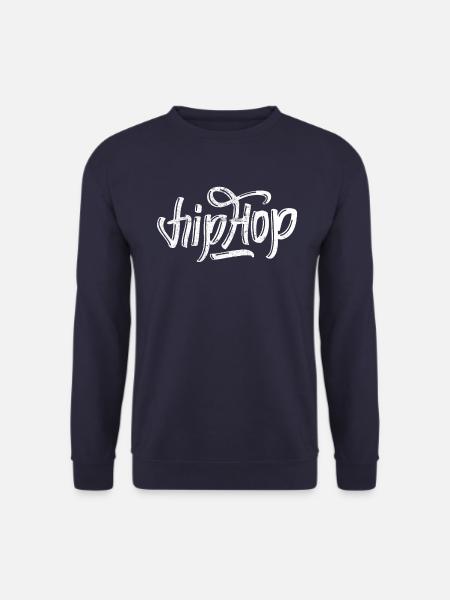 Hip hop music graffiti - Unisex Sweatshirt - navy