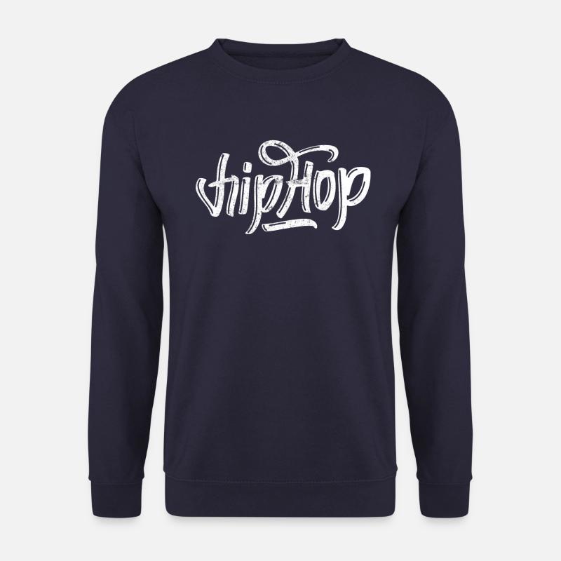 Hip hop musik graffiti - Unisex Pullover - Navy