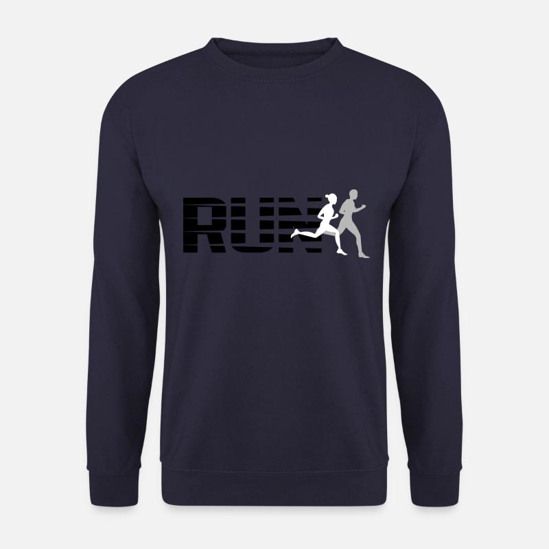 Sports Run - Unisex Pullover - Navy