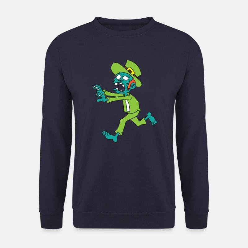 Zombie Leprechaun - Unisex Sweatshirt - navy