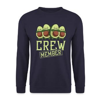 équipage d'avocats - Sweat-shirt Unisexe - marine - Devant - Alina (178cm) & Michal (187cm)