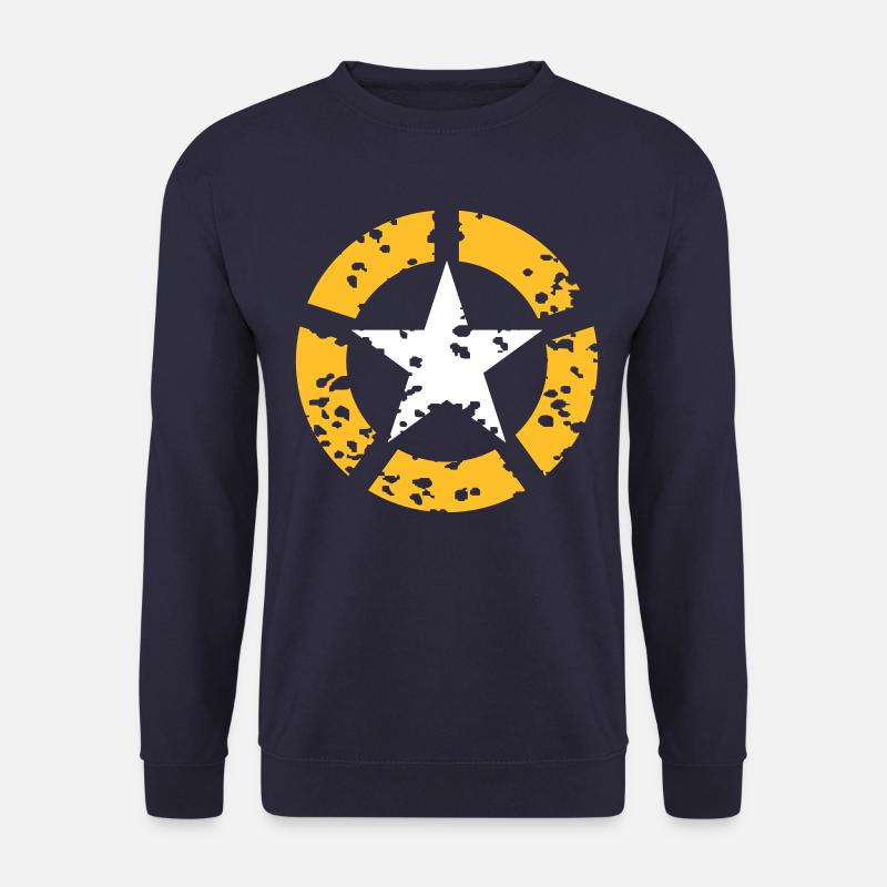 AVM STAR - Multicolor-Design - TRASH 5 CUT - 16x4 - Unisex Pullover - Navy