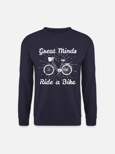 Bicycle cycling saying - Unisex Sweatshirt - navy