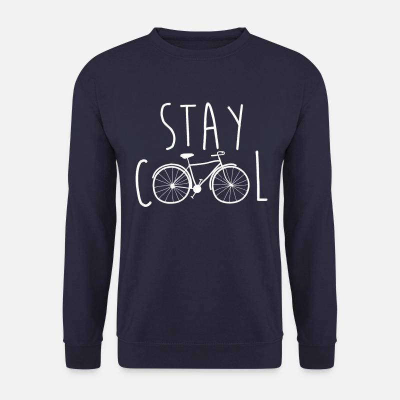 Fahrrad cool spruch - Unisex Pullover - Navy