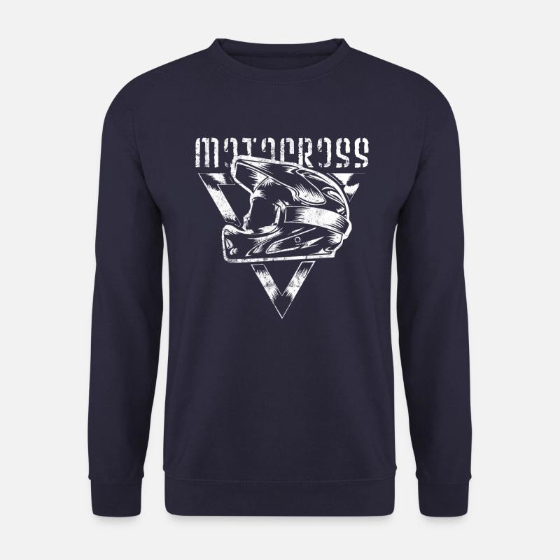 motocross helm extremsport - Unisex Pullover - Navy