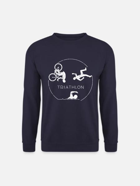 Triathlon Triathlon de course cycliste - Sweat-shirt Unisexe - marine