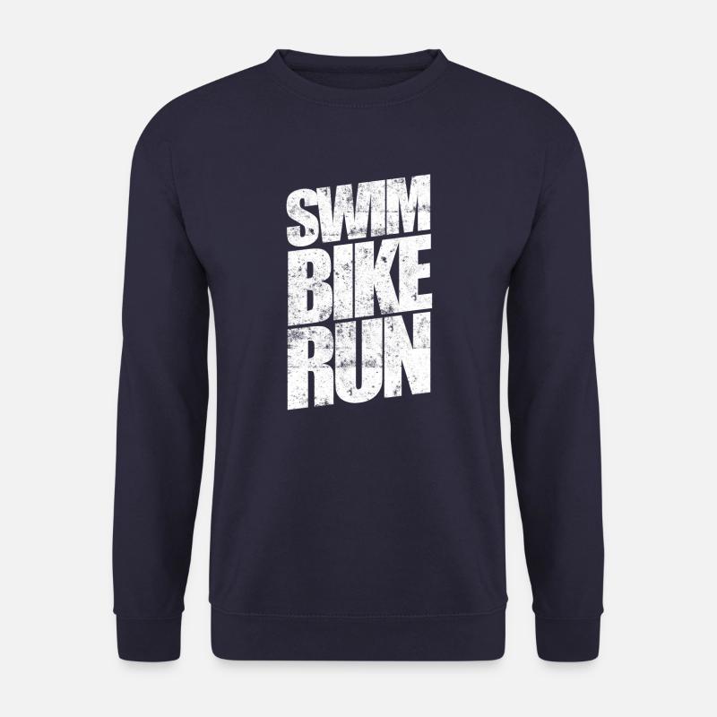 Triathlon Saying Triathlete - Unisex Sweatshirt - navy