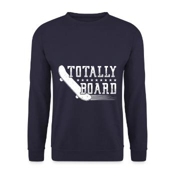 Totally Board Skateboard - Unisex Pullover - Navy - Vorne - Alina (178cm) & Michal (187cm)