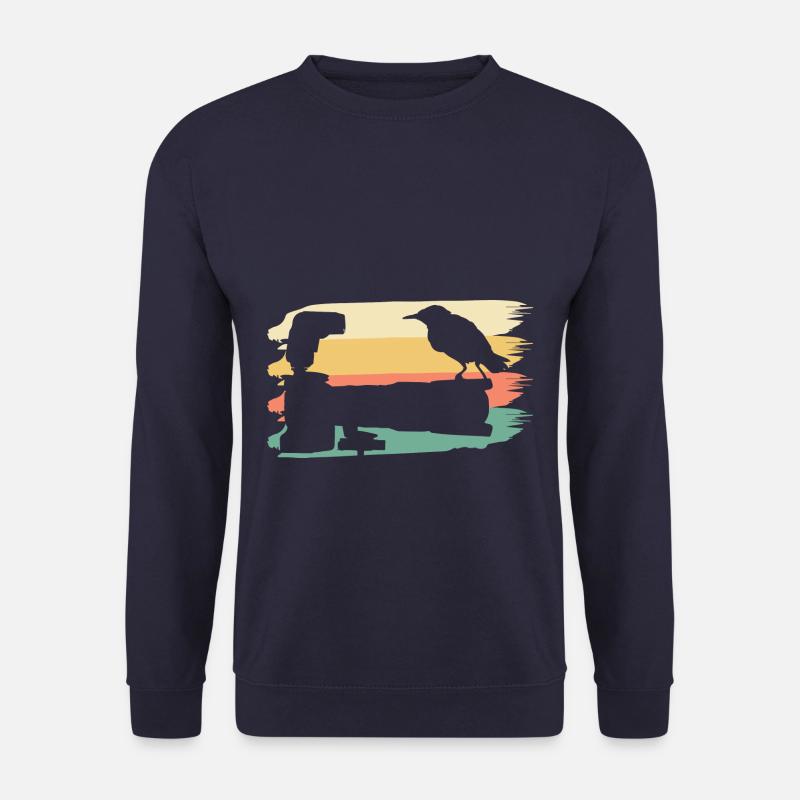 Bird Camera Photographer Wildlife - Unisex Pullover - Navy
