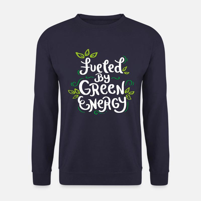 Getankt durch grünes Energie-Geschenk - Unisex Pullover - Navy