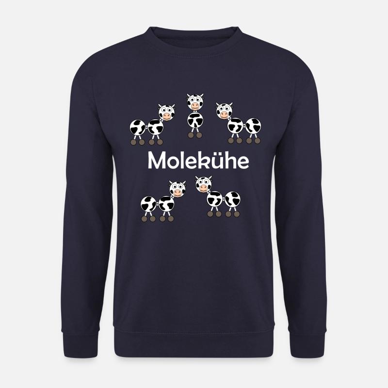 Molecules - Unisex Sweatshirt - navy