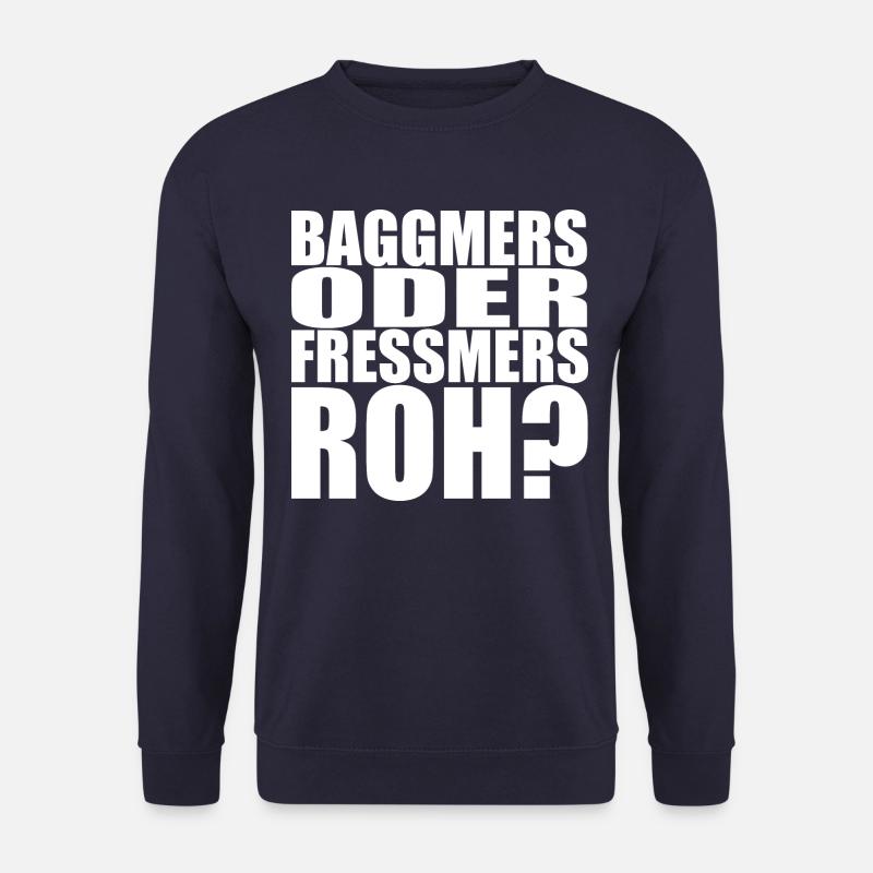 fränkisch franken mittelfranken sprüche - Unisex Pullover - Navy