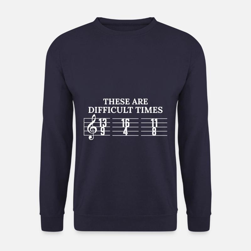 Funny Music Notes - Unisex Pullover - Navy