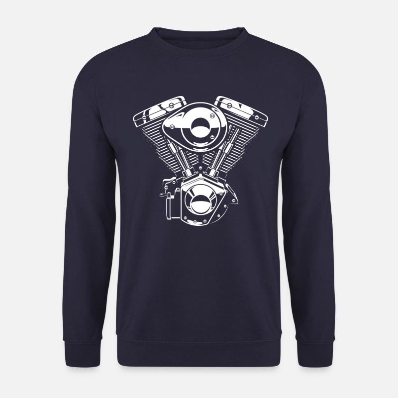 ENGINE MOTO - Unisex Sweatshirt - navy