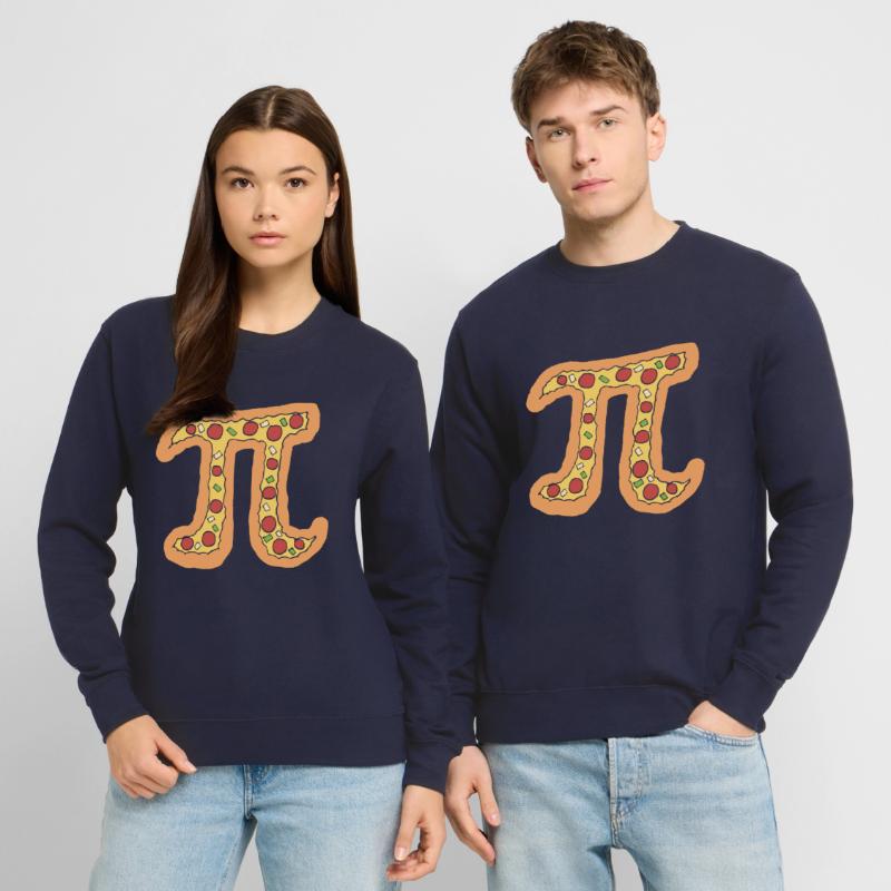 Pizza Pi Funny Visual Math Pun Gift Unisex Sweatshirt