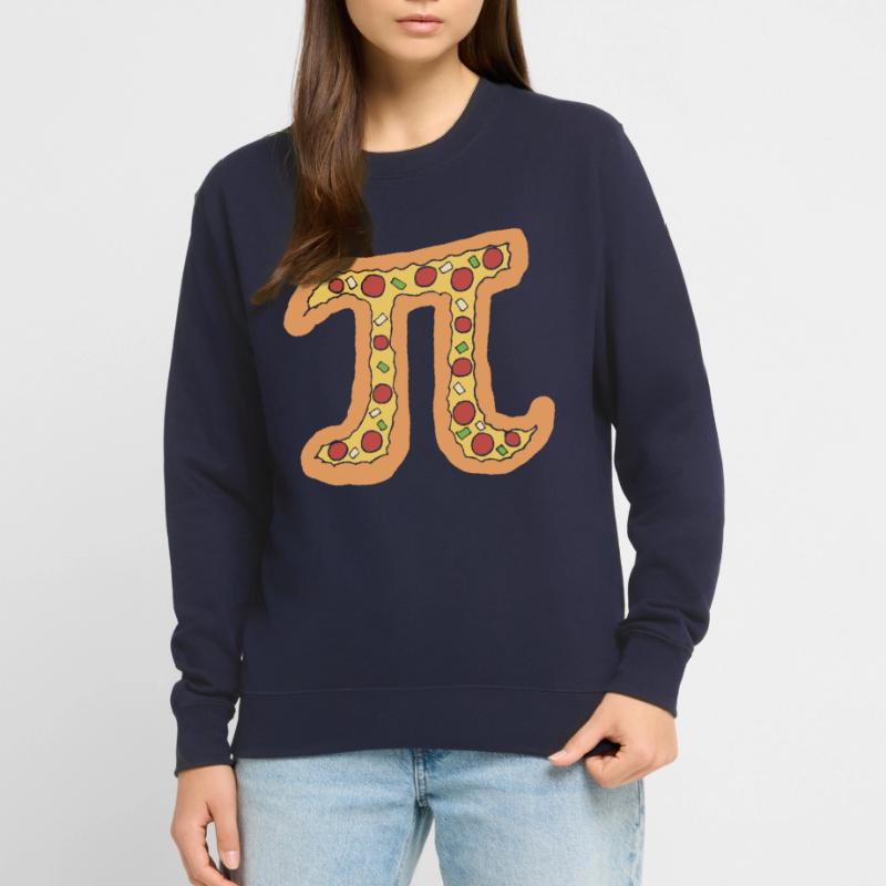 Pizza Pi Funny Visual Math Pun Gift Unisex Sweatshirt