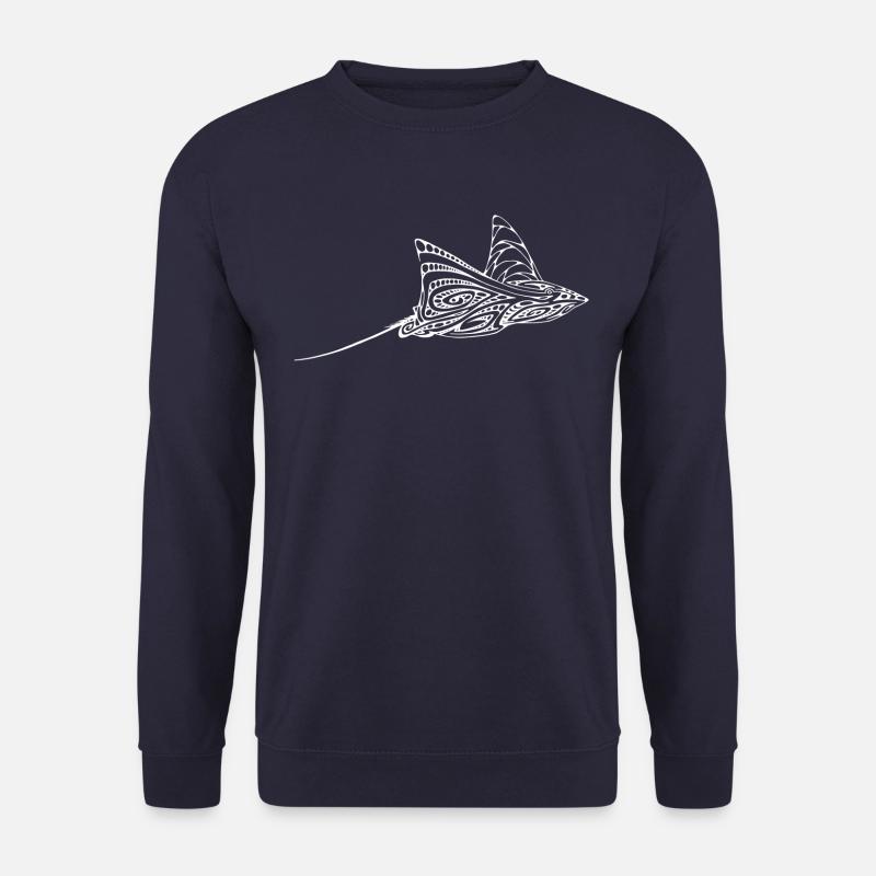 Rochen Manta Tauchen Taucher - Unisex Pullover - Navy