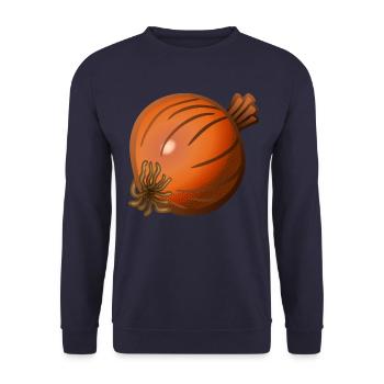 Zwiebel - Unisex Pullover - Navy - Vorne - Alina (178cm) & Michal (187cm)