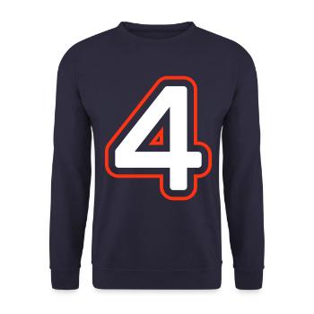 Symbole à 4 chiffres - Sweat-shirt Unisexe - marine - Devant - Alina (178cm) & Michal (187cm)