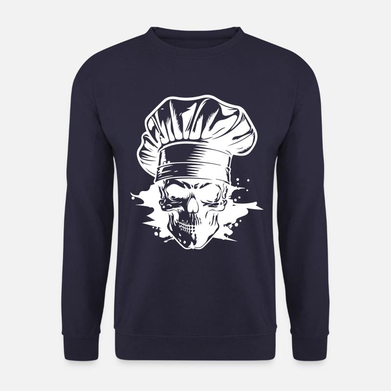 Chef Skeleton Chef - Sweat-shirt Unisexe - marine