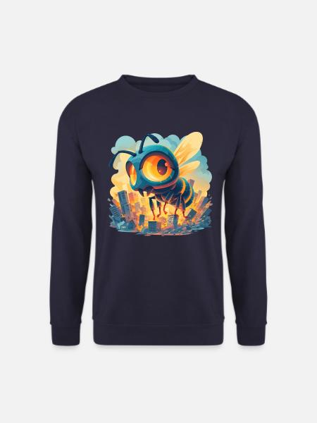 Giant Bee - Unisex Sweatshirt - navy