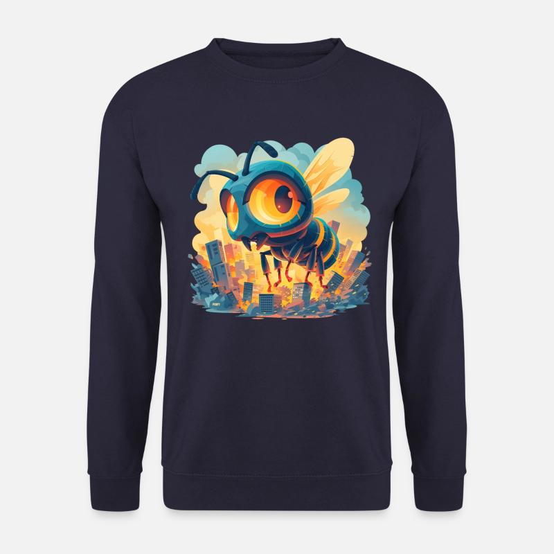 Giant Bee - Unisex Pullover - Navy