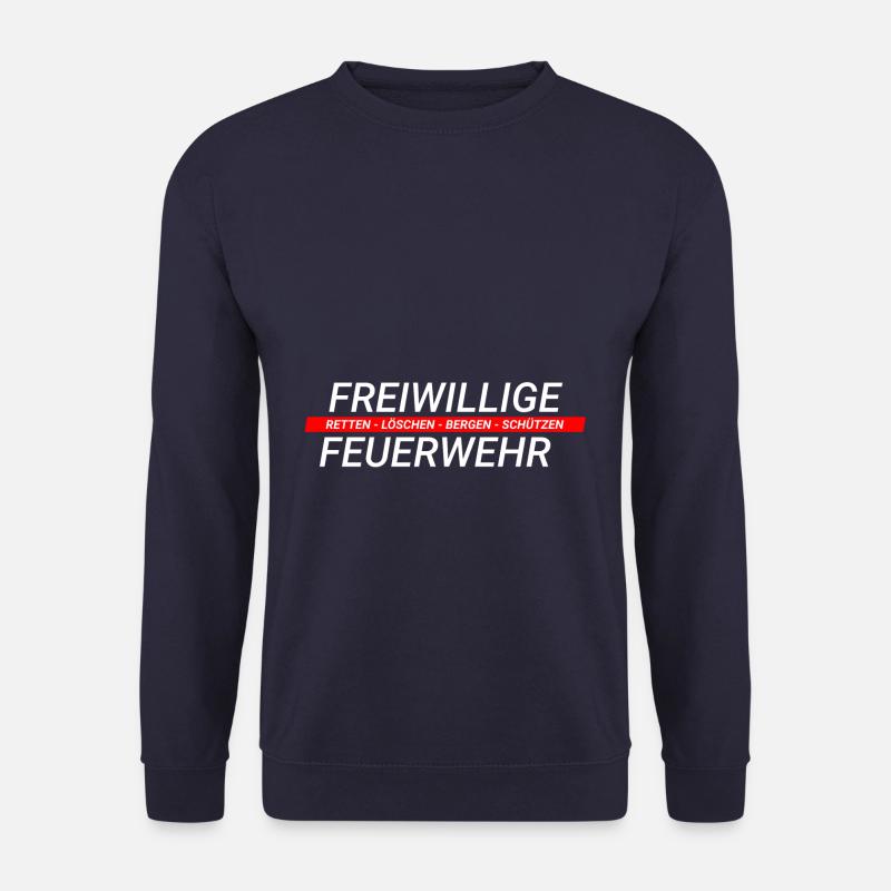Freiwillige Feuerwehr ONE 2 Schriftzug - Unisex Pullover - Navy