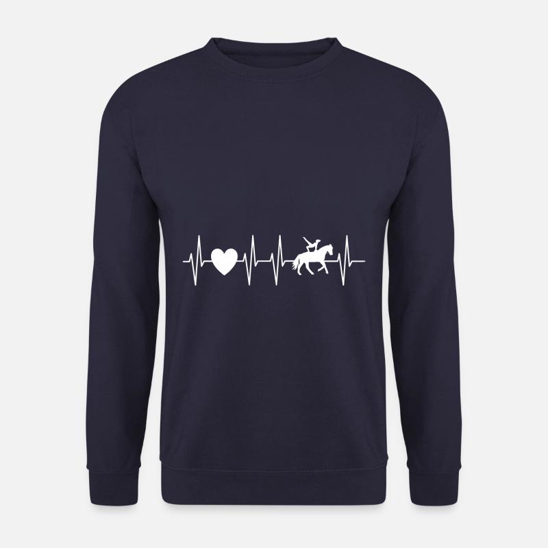 Volti Herzschlag Herz Voltigieren - Unisex Pullover - Navy