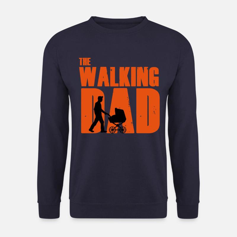 The Walking Dad - Unisex Pullover - Navy