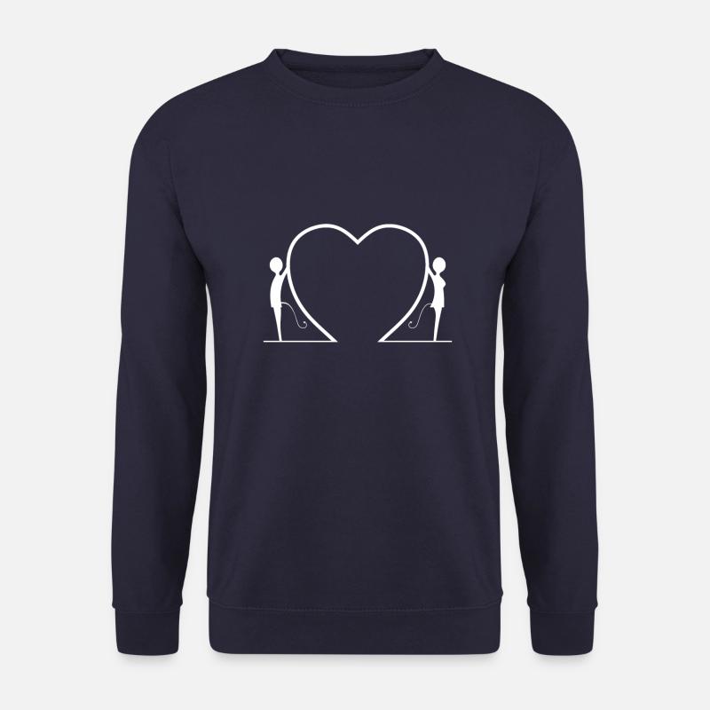 Temptations .... WHITE - Unisex Sweatshirt - navy