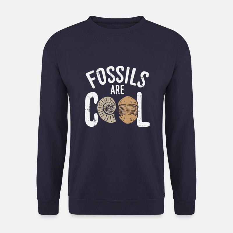 Fossilien sind cool - Unisex Pullover - Navy