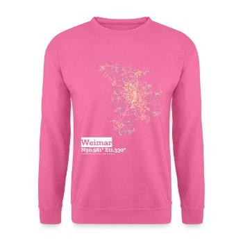 Pastels basiques de Weimar - Sweat-shirt Unisexe - rose - Devant