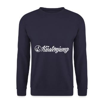 Küstenjung white - Unisex Pullover - Navy - Vorne - Alina (178cm) & Michal (187cm)