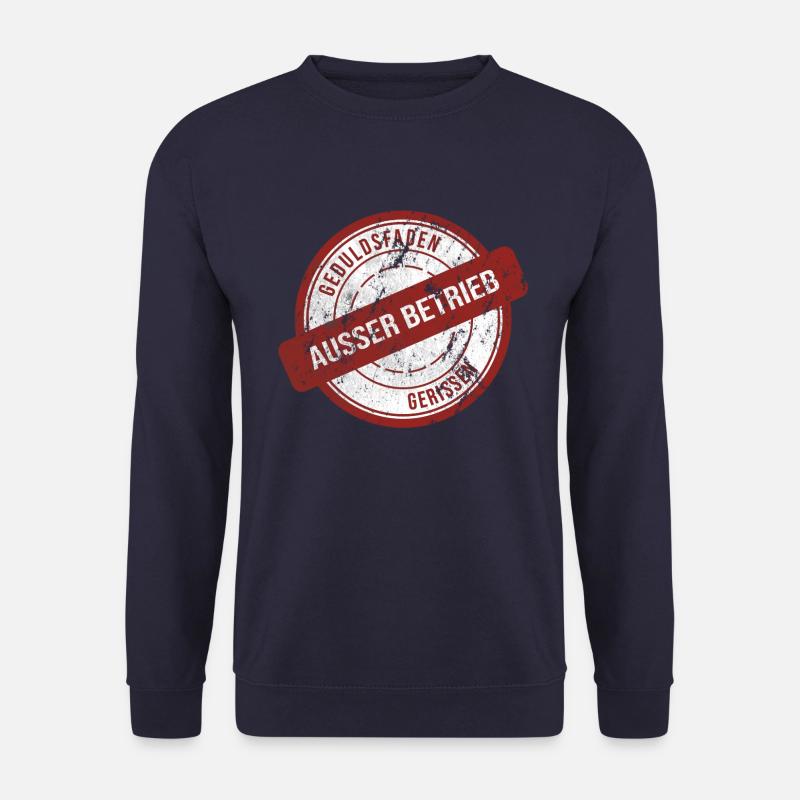 Witziger Spruch Ausser Betrieb - Unisex Pullover - Navy