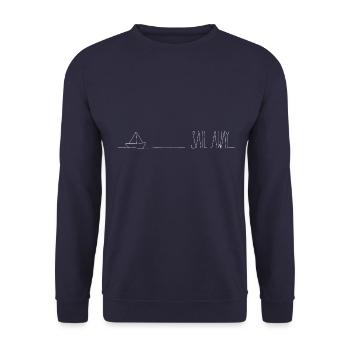 Sail away - Sweat-shirt Unisexe - marine - Devant - Alina (178cm) & Michal (187cm)