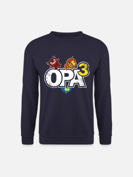 Paparmotiv > Opa hoch drei Opa³ > Opa des Jahres - Unisex Pullover - Navy
