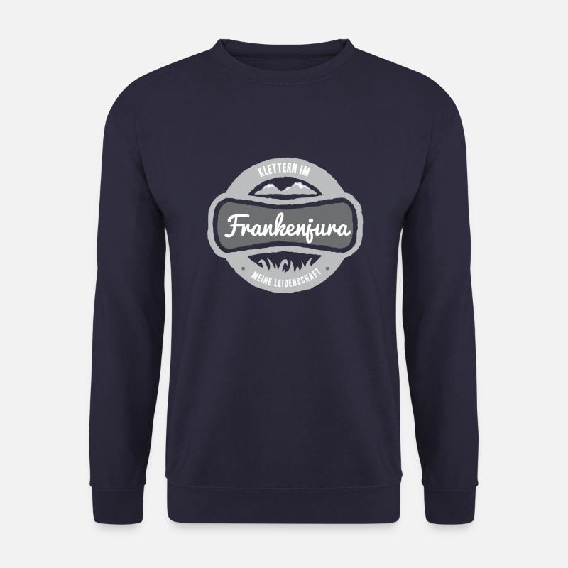 Klettern im Frankenjura meine Leidenschaft - Unisex Pullover - Navy