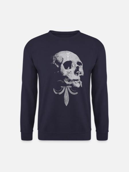 Totenschädel im Roberto Geissini Style - Unisex Pullover - Navy