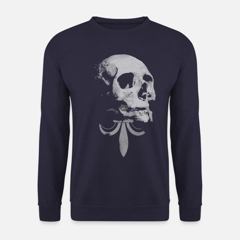 Totenschädel im Roberto Geissini Style - Unisex Pullover - Navy
